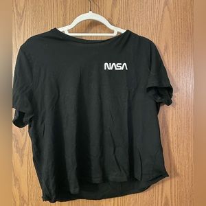 NASA divided crop top XL